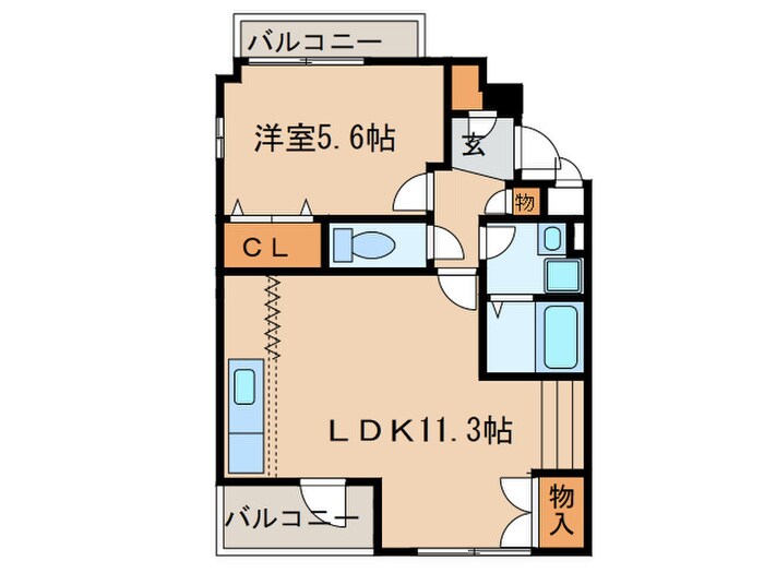 パレット　Ｍ・Ｔの物件間取画像