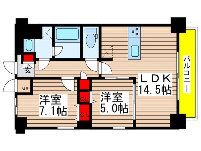ルペルティアの物件間取画像