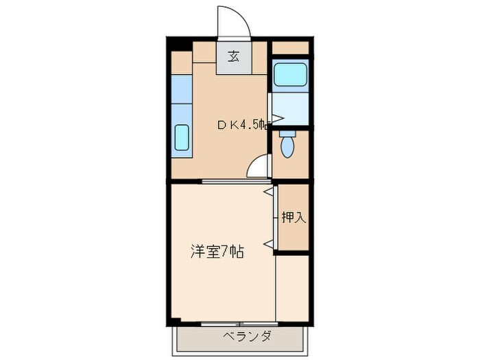 青木ヒルズアルファの物件間取画像