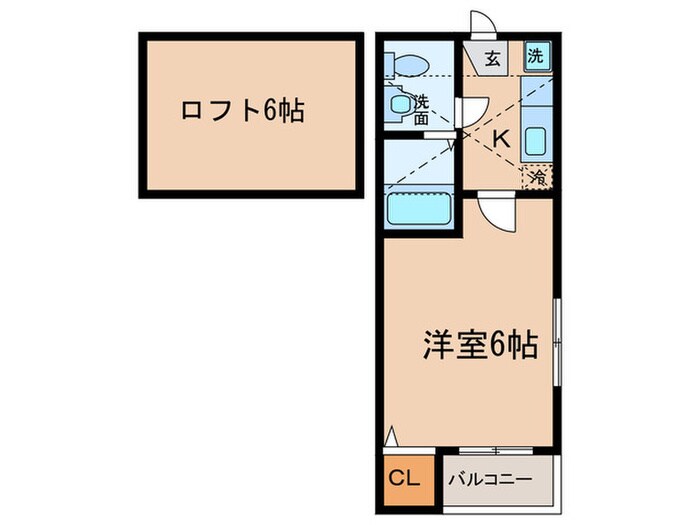 タウンコート高畑の物件間取画像