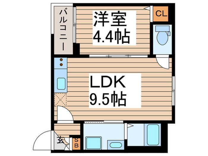 ソレイユ柵下の物件間取画像