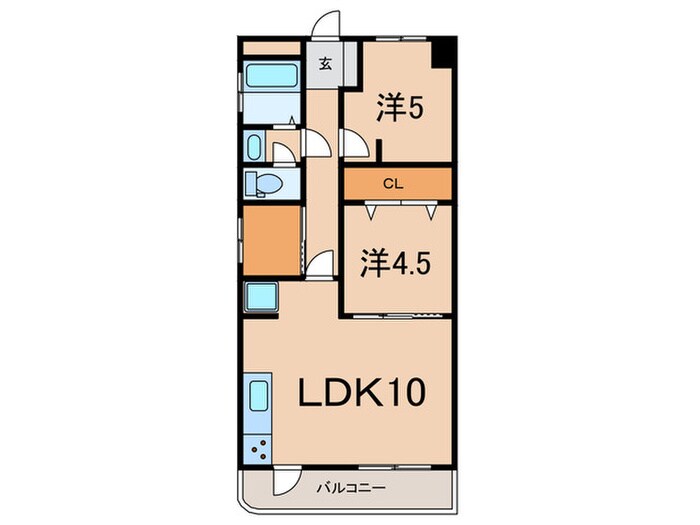 安藤マンションの物件間取画像