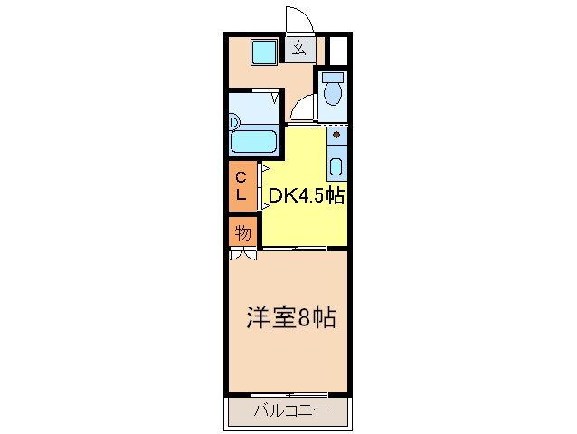 メゾン大橋Ⅱの物件間取画像