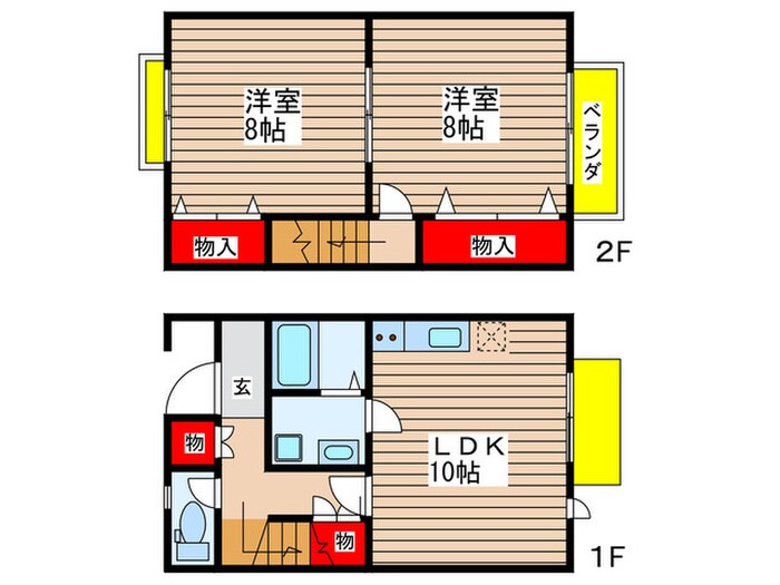 EVER GREEN HOUSEの物件間取画像