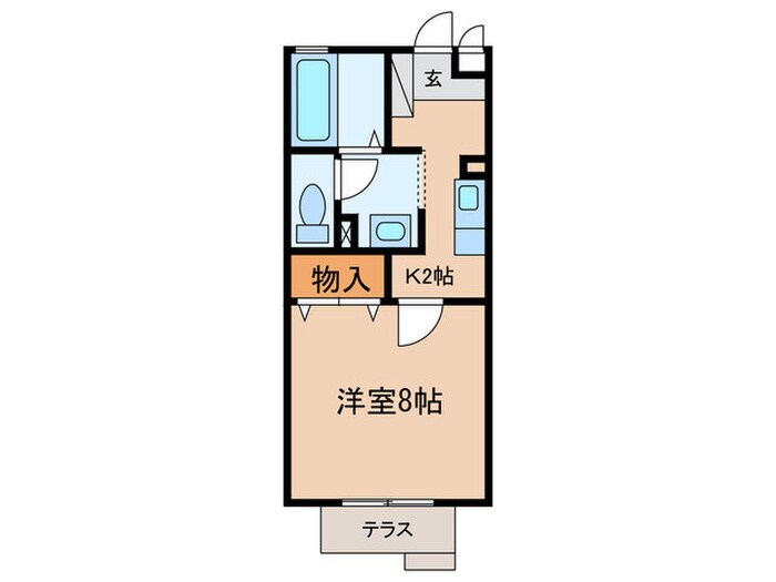 ハイムマエダの物件間取画像