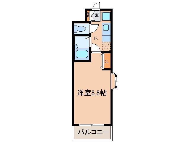 コ－ラル観月の物件間取画像