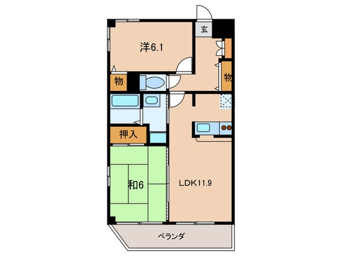 グランドヒルズ澄池の物件間取画像