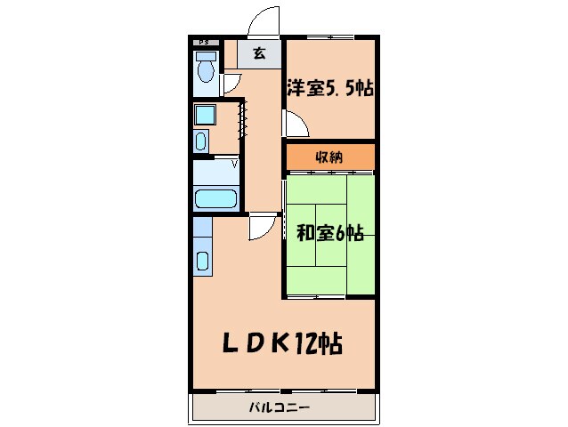 イ－ストロイヤル斉藤の物件間取画像