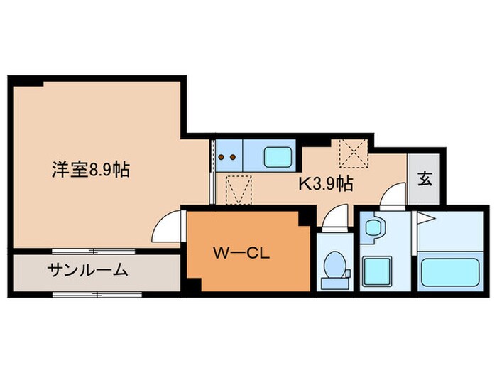 ミュールベルクの物件間取画像