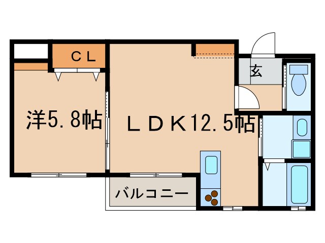 ルカーノ藤が丘の物件間取画像