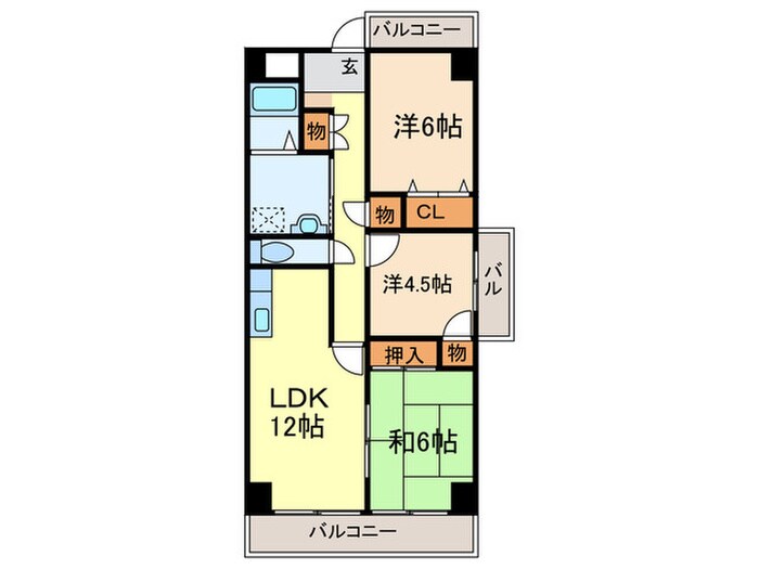 ノルン　Ⅱ　稲本の物件間取画像