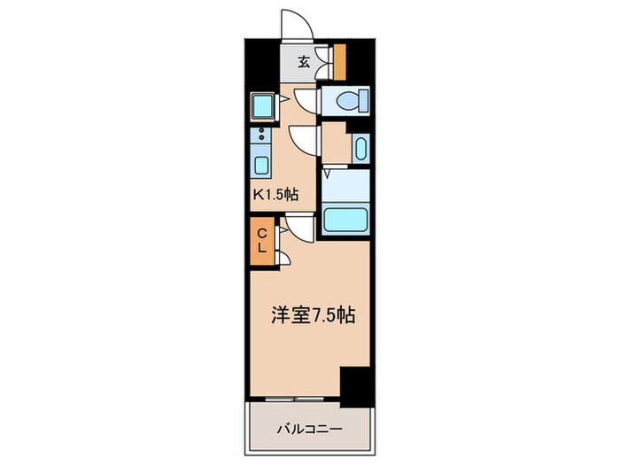 エスリード大須プレシア(1305)の物件間取画像