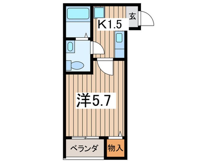 コンパ－トハウス本星崎の物件間取画像