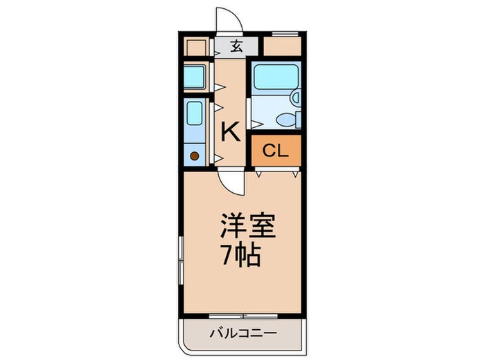 コンセール白子の物件間取画像