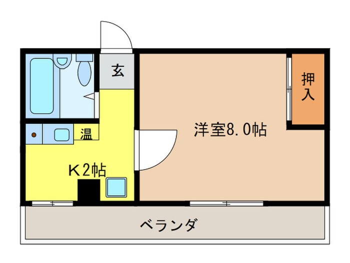 ｸﾞﾘｰﾝｳﾞｨﾗの物件間取画像