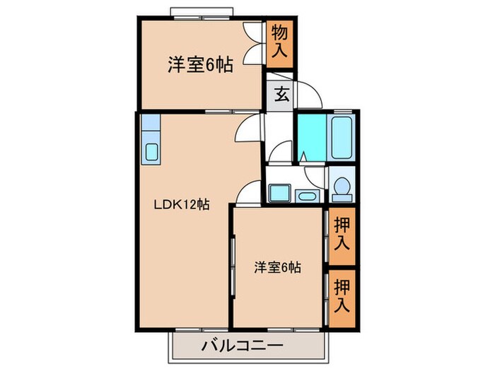物件間取画像