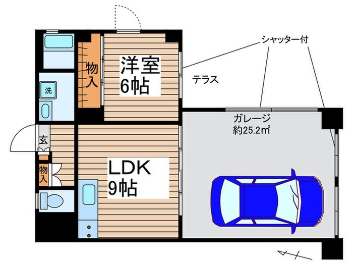 洲山サンヒルズの物件間取画像