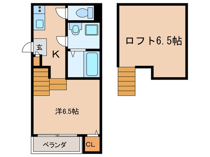 リブラ金山の物件間取画像