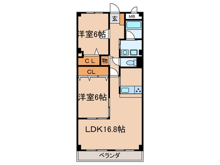 アドバンスユタカの物件間取画像