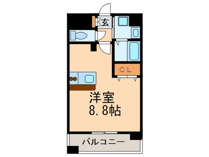 ﾌﾟﾚｻﾝｽ名古屋STATIONﾋﾞｼﾞｭ(1306)の物件間取画像
