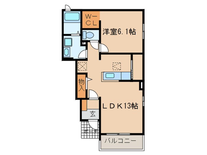 グランレ－ブの物件間取画像