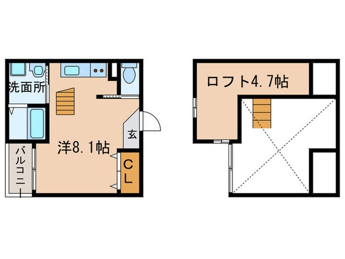 ＧＰラヴァーズの物件間取画像