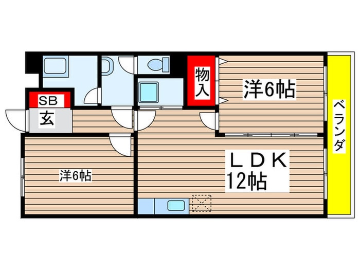 第２白鳳ビルの物件間取画像