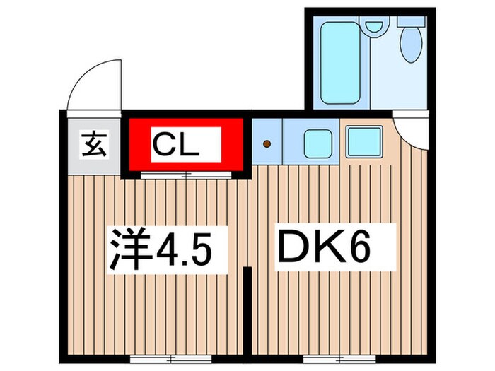 明和荘の物件間取画像