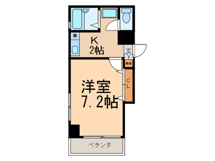 アベニ－ル那古野の物件間取画像