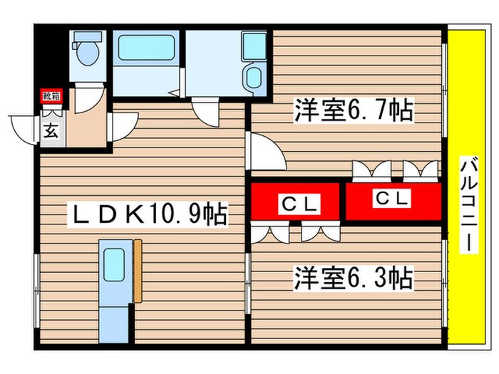 Ｆ・ロッシュの物件間取画像