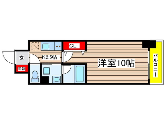 スカイコート千代田の物件間取画像