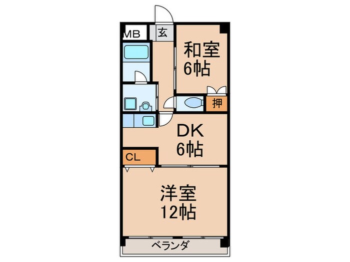 サンライズ豊和の物件間取画像