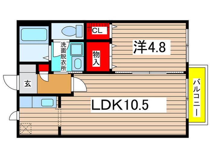 ベルコリ－ヌの物件間取画像