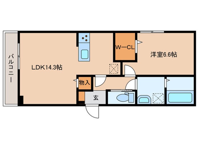 セレスティア京田の物件間取画像