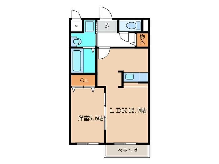 マイキャッスル３の物件間取画像