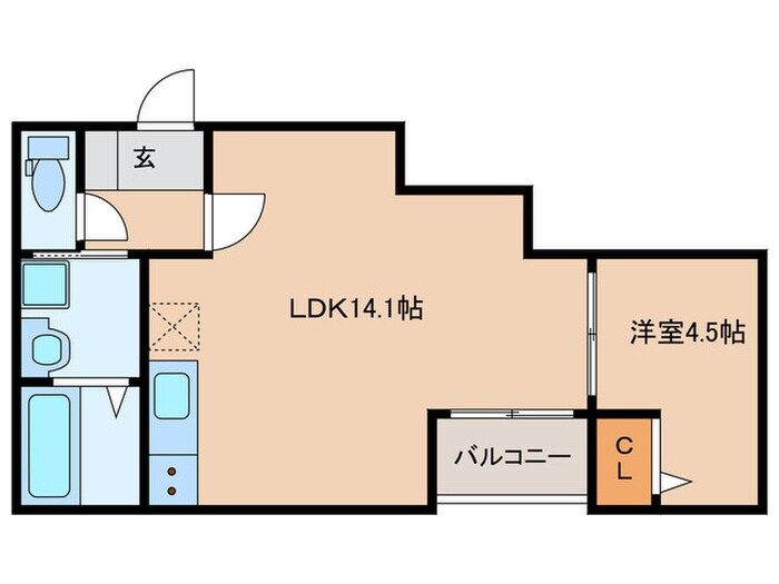 Jack　KaimeiⅠの物件間取画像