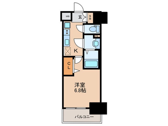 ﾌﾟﾚｻﾝｽ上前津ｴﾚｽﾀ(910)の物件間取画像