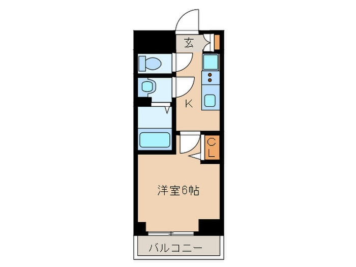 ﾌﾟﾚｻﾝｽ名古屋幅下ﾌｧﾋﾞｭﾗｽの物件間取画像