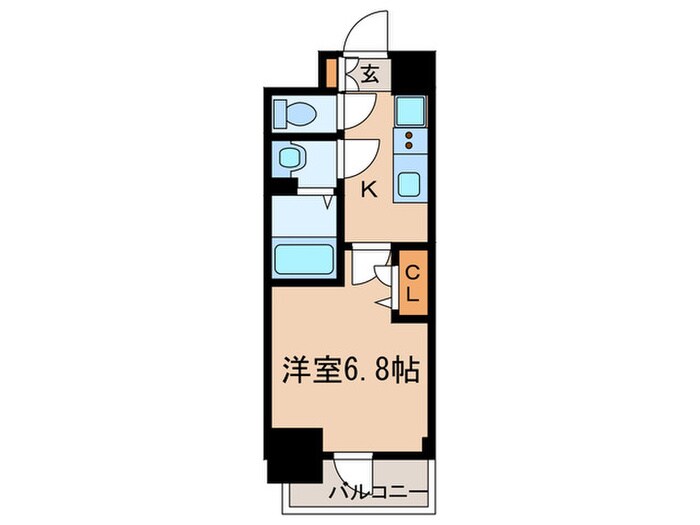 ﾌﾟﾚｻﾝｽ名古屋幅下ﾌｧﾋﾞｭﾗｽの物件間取画像