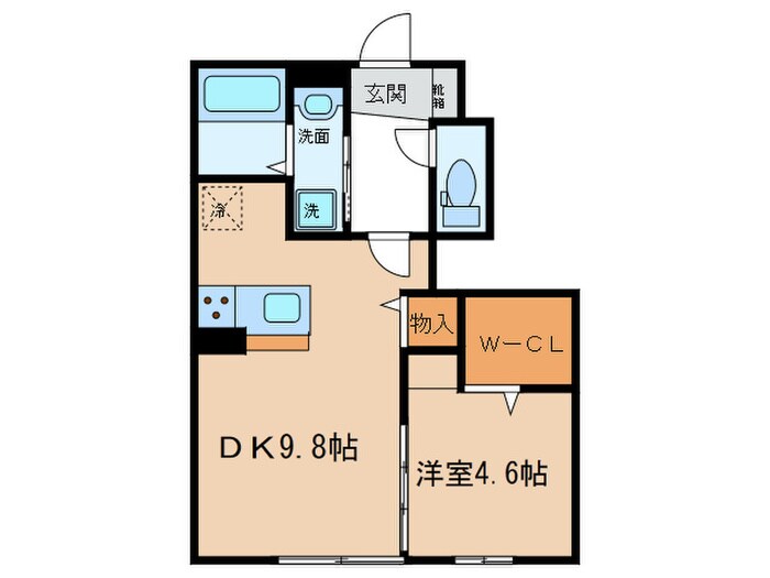 マリアージュの物件間取画像