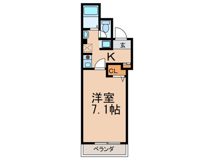 フォ－ヴル中島の物件間取画像