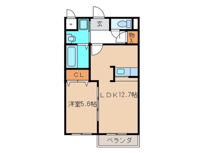 ポライトリ－・Ｍの物件間取画像