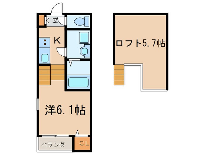 ハーモニーテラス八剱町の物件間取画像