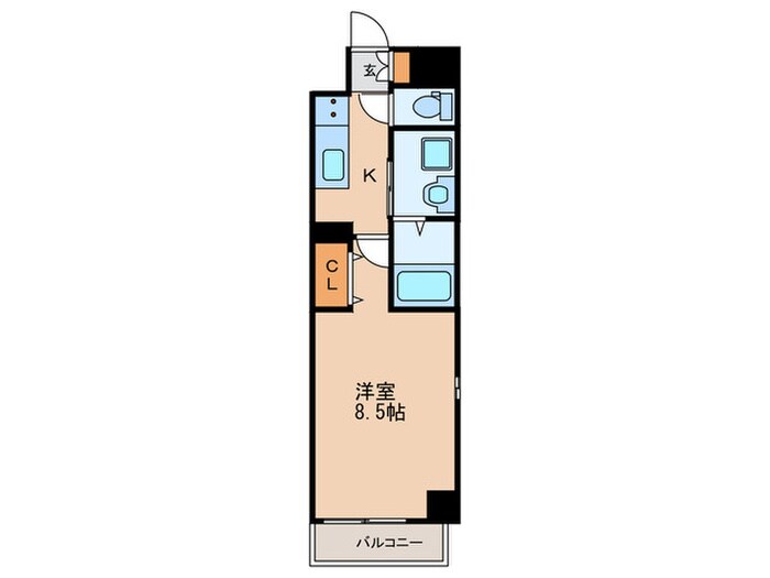 プランドール那古野の物件間取画像