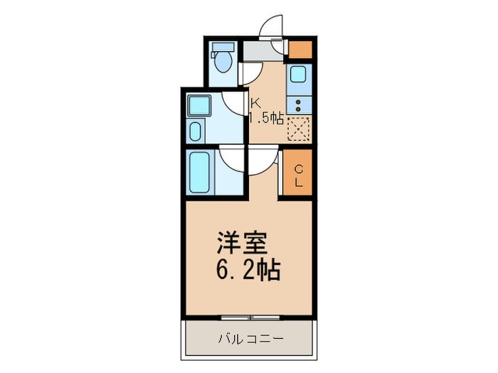 CAVANA新栄の物件間取画像