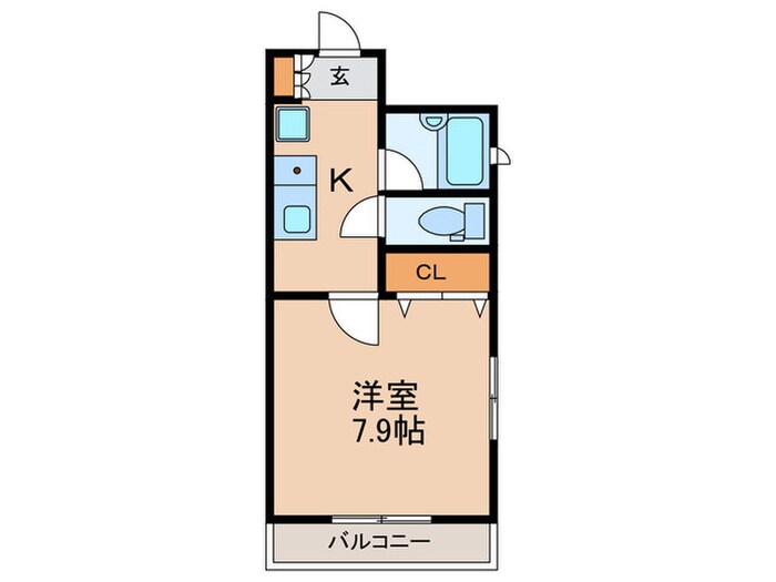 グランモール一社の物件間取画像
