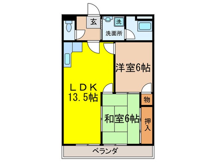 スカイ・メゾンの物件間取画像