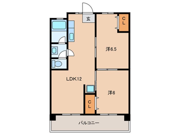 ラフォ－レの物件間取画像