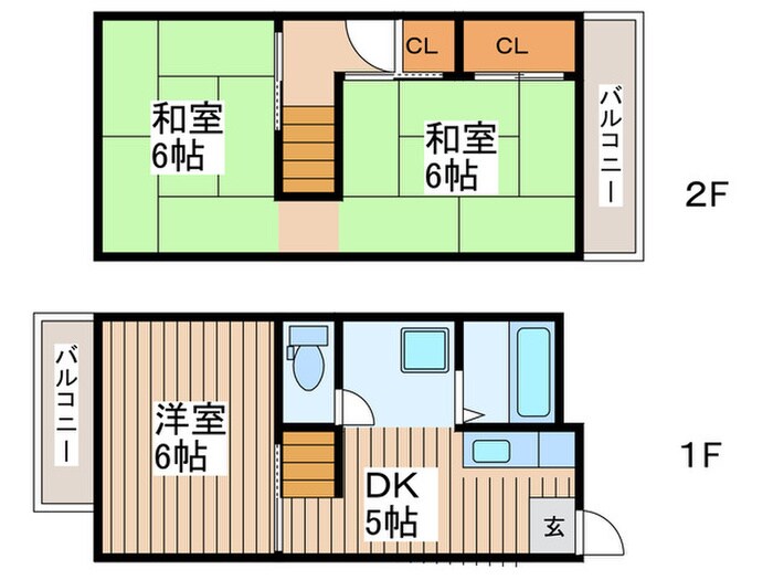 駈上住宅Ａ棟(115)の物件間取画像