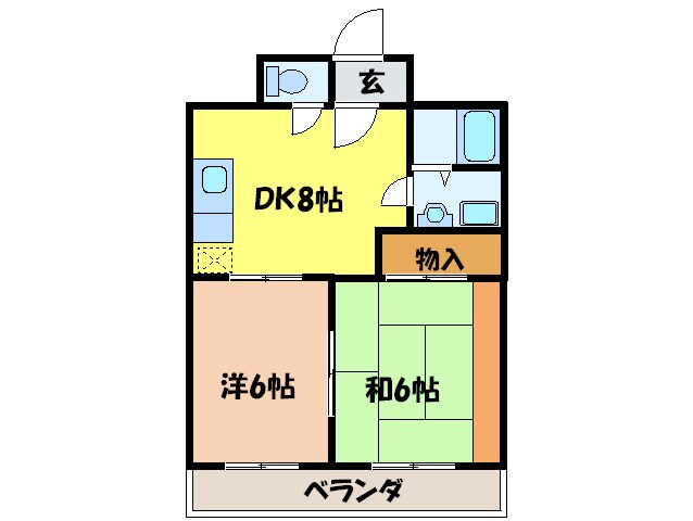 ハイツエレンシアの物件間取画像